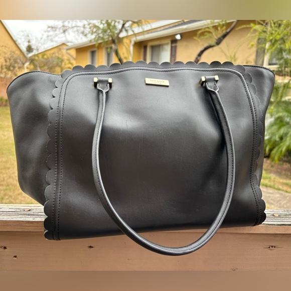 kate spade Handbags - 🔥 SALE🔥💜HOST PICK💜Kate Spade Black Tote - EUC